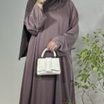 Abaya ample - Violet