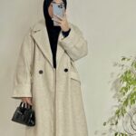 Manteau oversize beige